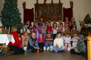 Finale of Christingle Service